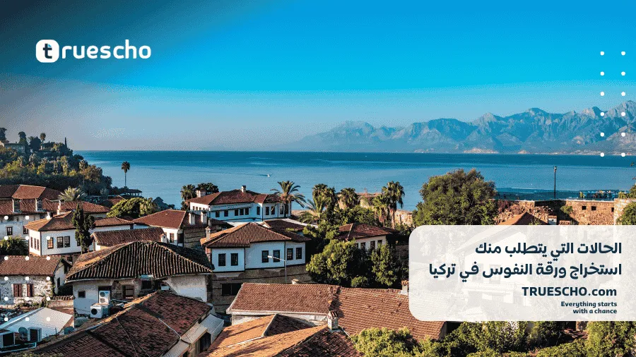 تثبيت النفوس للإقامة في تركيا 