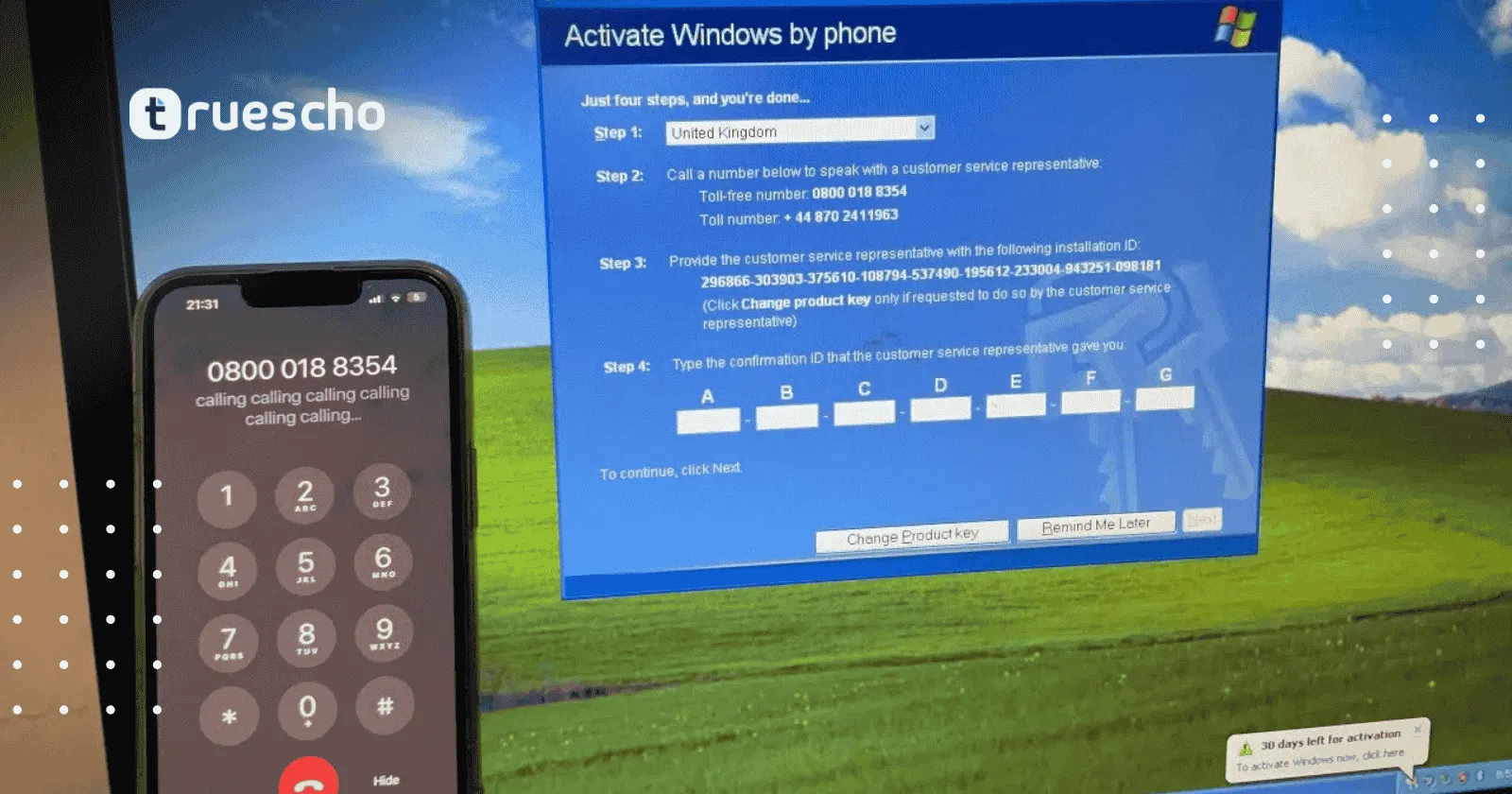 تفعيل ويندوز بالهاتف