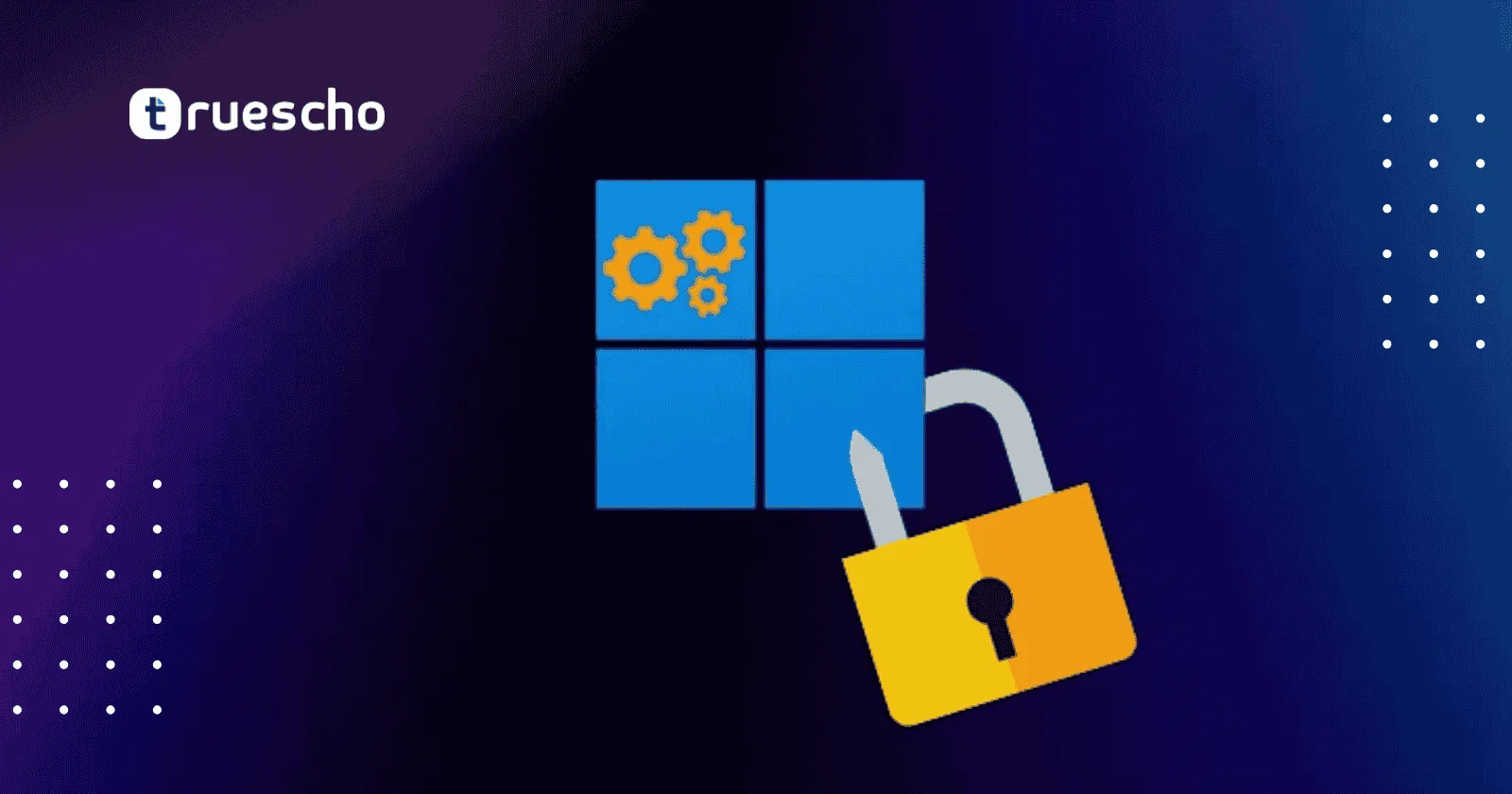 سياسات الأمن ومفتاح ويندوز