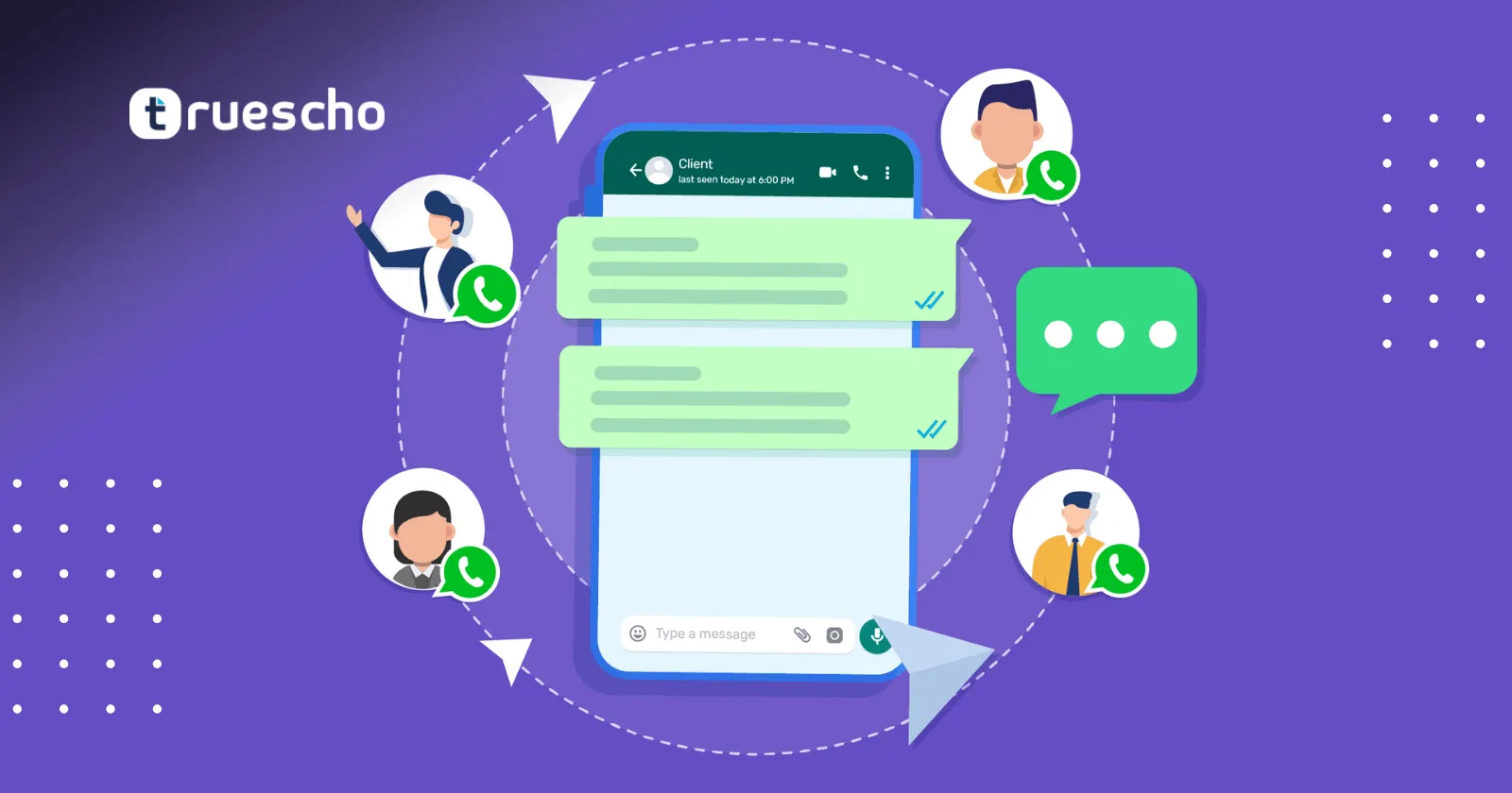  رسائل البث على واتساب