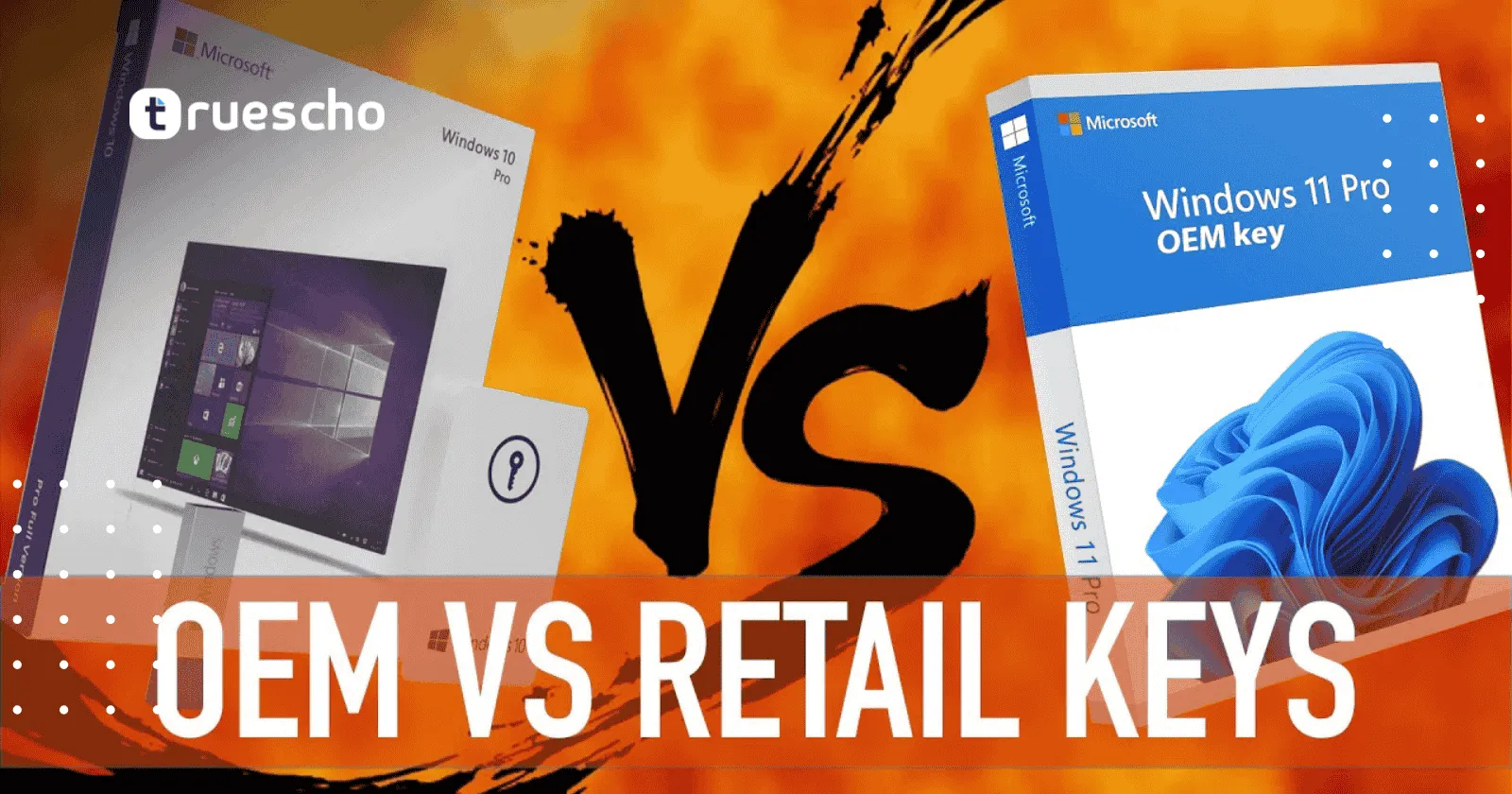 مفاتيح ويندوز OEM و Retail