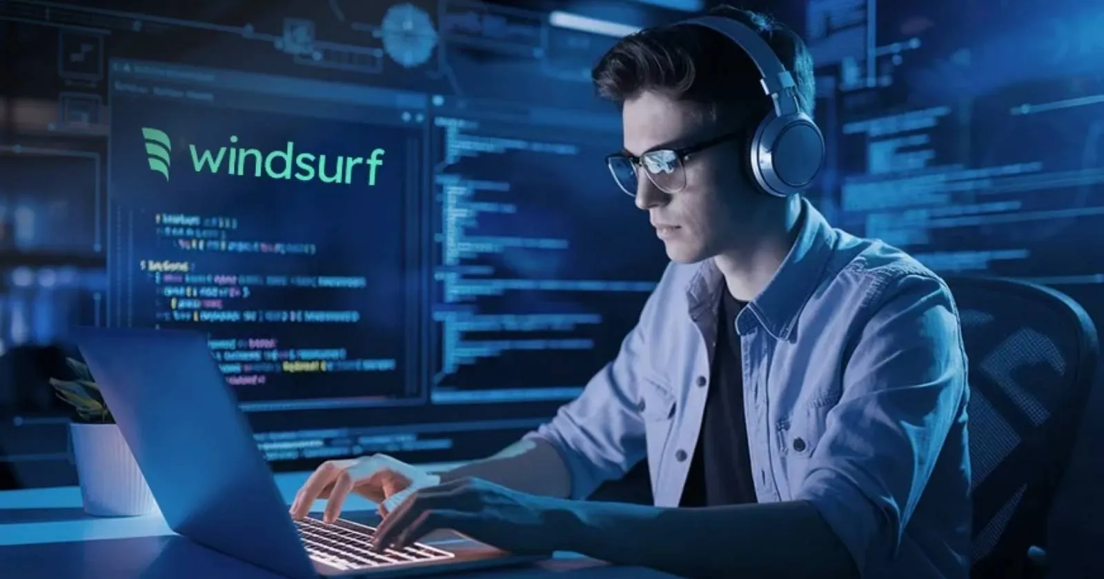 الترميز بالذكاء الاصطناعي مع ويندسيرف