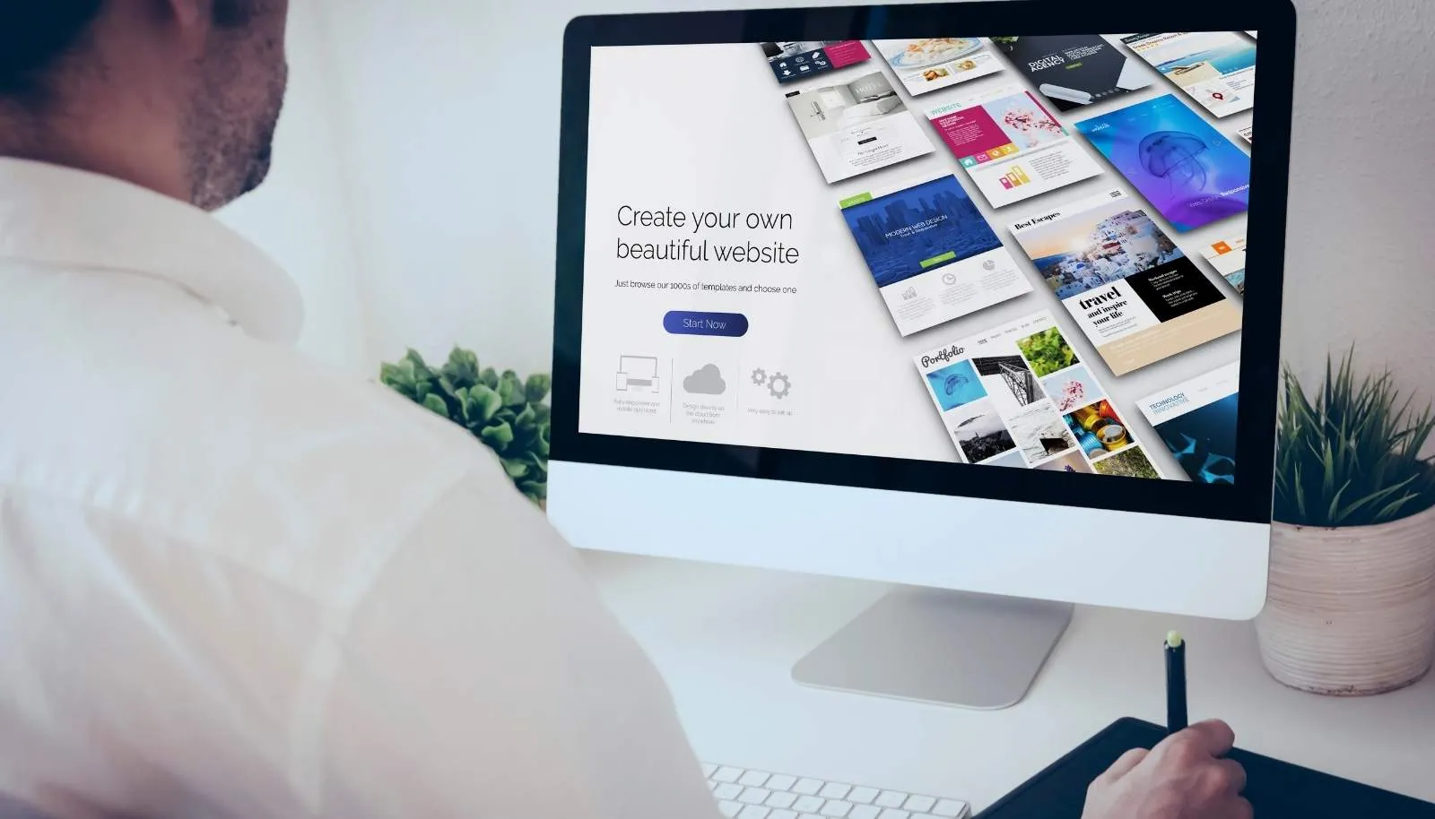 منصات بناء المواقع