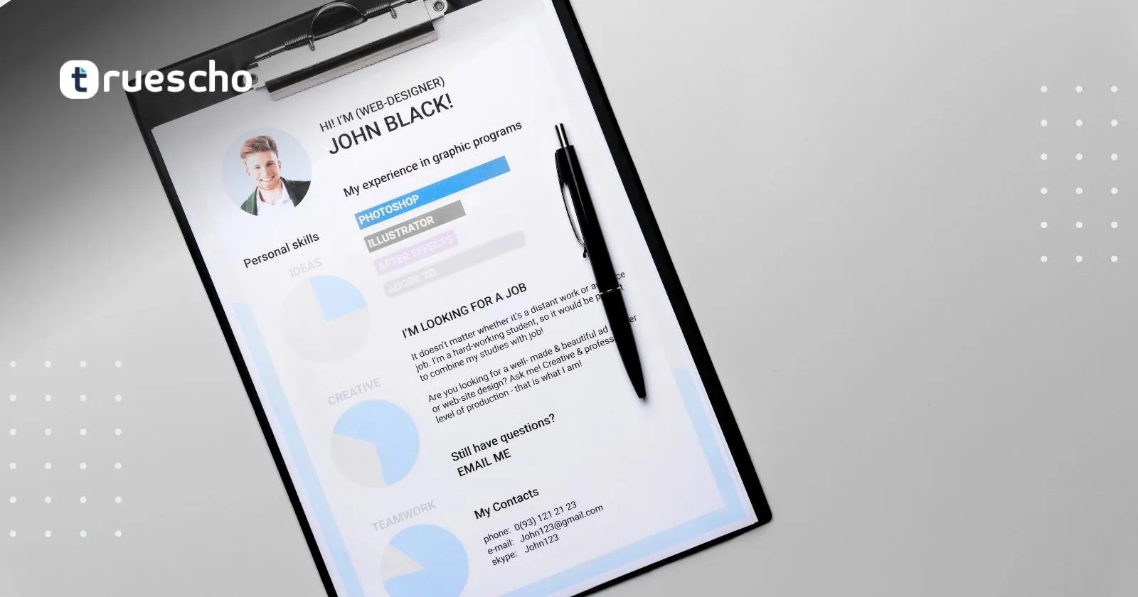 designation في السيرة الذاتية